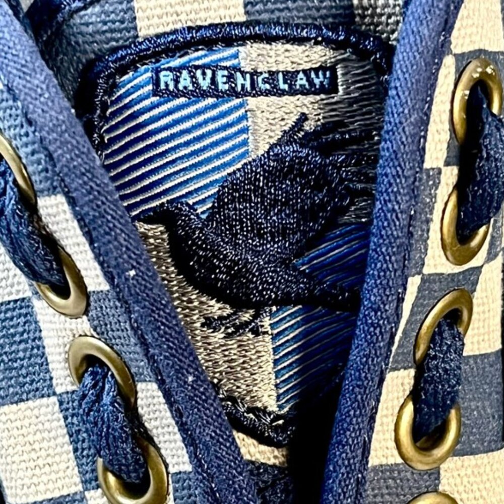 Harry Potter Ravenclaw Van’s (Retired) Sneakers – Blue Checkerboard style